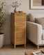 MRShome Floor Bathroom Column Cabinet L35xD30xH93cm Brown