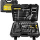 Stanley Cheie Cu Clichet Cu Tubulare 1/4" & 1/2" & 3/8" 175 Bucăți