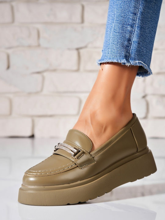 Mocasini Dama Verde