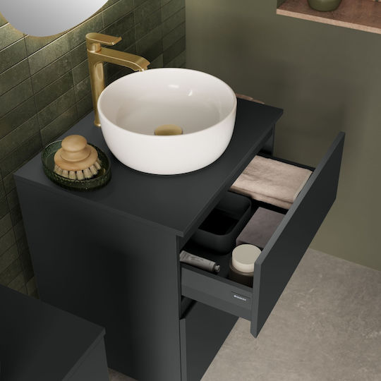 Geberit Επικαθήμενος Νιπτήρας Πορσελάνης 35x35cm Λευκός Geberit Επικαθήμενος Νιπτήρας Πορσελάνης 35x35cm Λευκός