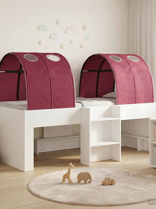 Pat Pentru Copii Tip Loft Bed Single Alb