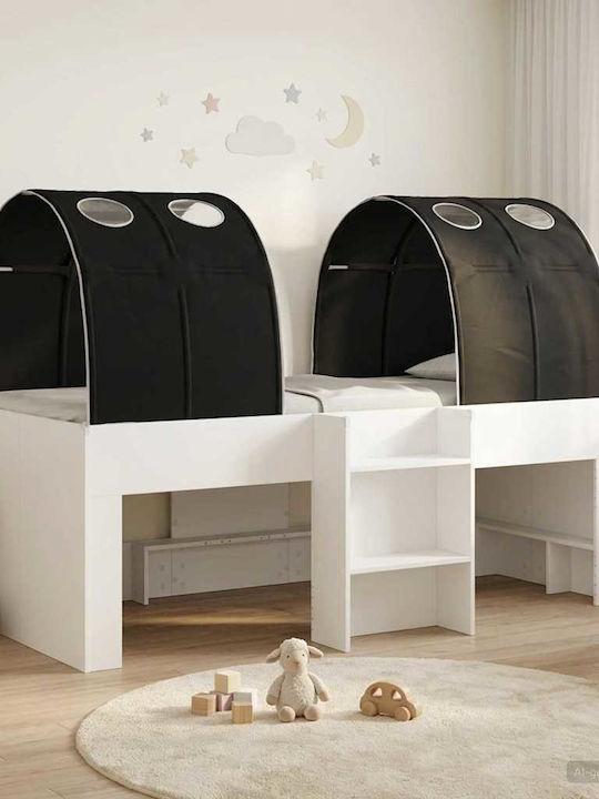 Kinderbett Hochbett Einzel Weiß