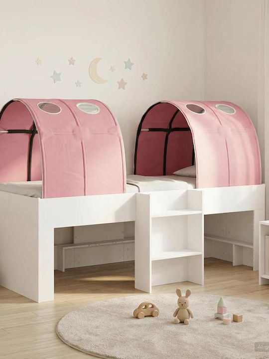 Pat Pentru Copii Tip Single Pat Loft Alb