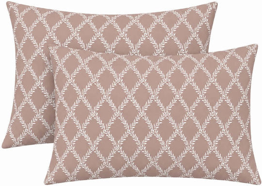 Astron Italy Set Fete De Pernă Chocolat 52x72cm