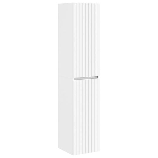 vidaXL Badezimmerschrank 33x34.5x160cm Weiß