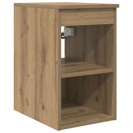 vidaXL Artisan Badezimmerschrank 30x41x50cm Eiche