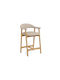 Barhocker mit Rückenlehne mit Stoff Norsica 1081 Norsica 1081