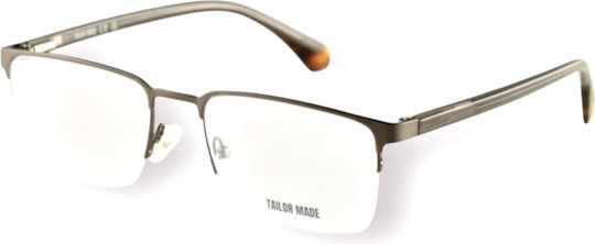 Tailor Made Tm15314 C3 Men's Metal Nylor Gray Prescription Eyeglass Frames