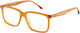 Hoffman 8429 C6 Men's Beige Square Acetate Prescription Eyeglass Frames