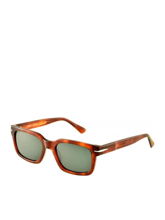 Hoffman Unisex Sunglasses with Brown Frame and Grey Lens HF8414 C4