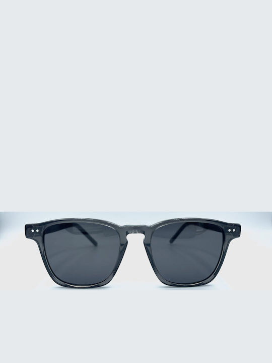 Tailor Made Unisex Sonnenbrillen mit Grauem Rahmen und Schwarzem Glas TM15225