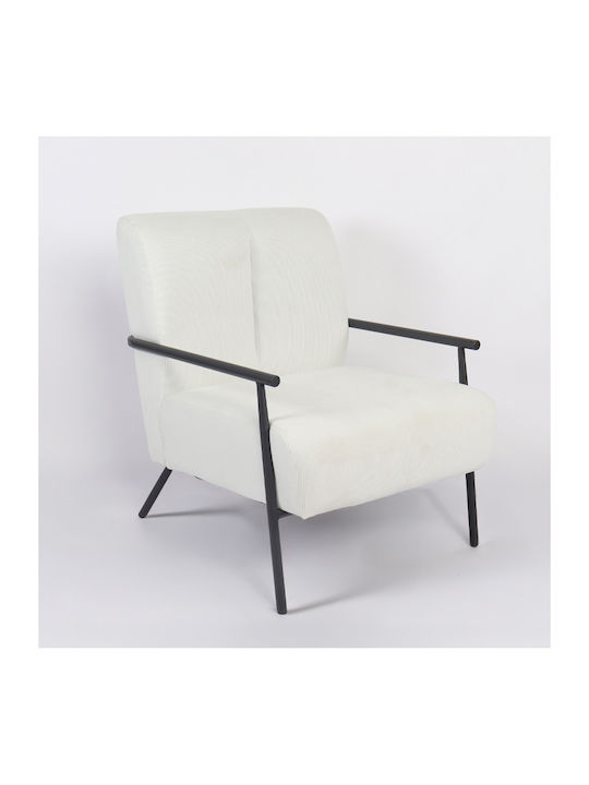 Kioto Fotoliu Pat Off White 64x76x81cm