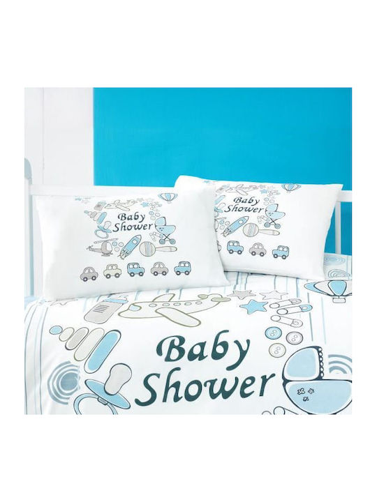 Beauty Home Art 5607 Σετ Παιδικές Μαξιλαροθήκες από 100% Βαμβάκι 35x45εκ. Γαλάζιο