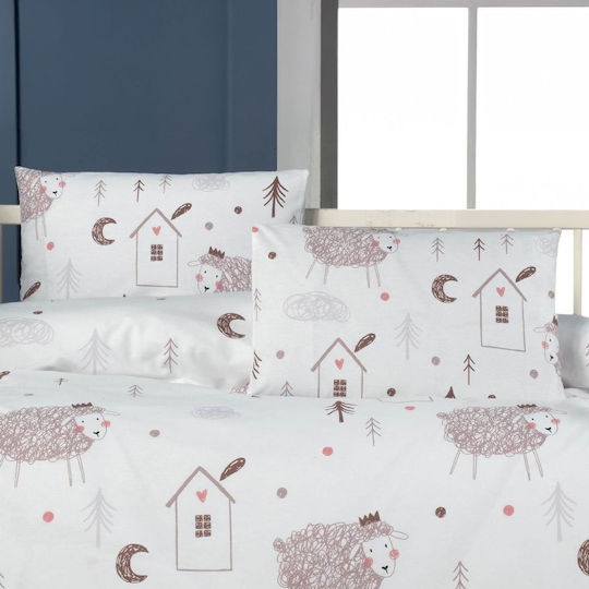 Beauty Home Art 5608 Set Fete De Pernă Pentru Copii Din 100% Bumbac 35x45cm Măr Stricat