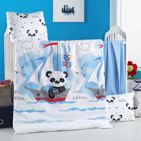 Beauty Home Art 5616 Set Fete De Pernă Pentru Copii Din 100% Bumbac 35x45cm Albastru Deschis