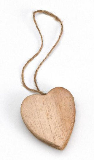 Hochzeitsgeschenkmaterialien Holzherz 5x5,5 Im Set 12 Stück