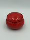 Porcelain Macaron Jewelry Box Red Glossy Large 6.2x4.5