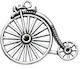 Wedding Favor Metallic Bicycle 5.4x5 Per Set 50 Pieces