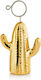 Ceramic Cactus Memo Wedding Favor Gold 5.5x10cm Per Set 12 Pieces
