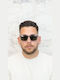 Hoffman Men's Sunglasses with Grey Frame and Grey Lenses HF8459 C2
