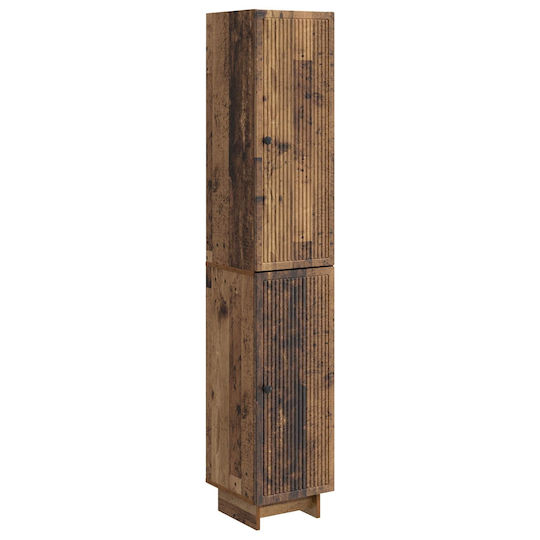 vidaXL Стая Баня Подова Колона 34.5x33x90см Кафява