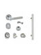 Set Door Handles for Armored Door Best Sd3 Black Matte 1400/1600mm Rotating