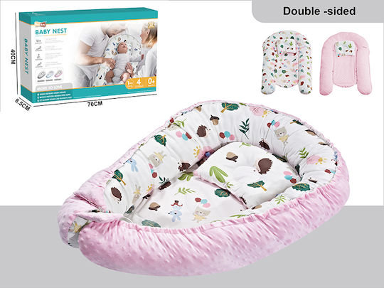 Baby Nest Pillow Pink Animals Baby Nest Pillow Pink Animals