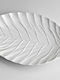Tablett Weißer Porzellan Füllung 36x21x4cm