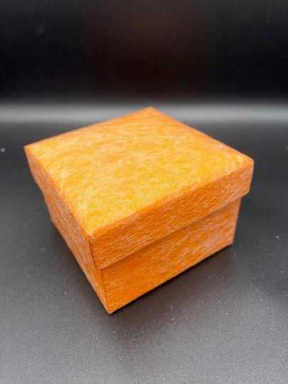 Hochzeitsgeschenkmaterialien Box Orange 7x7x5.5cm Je Set 6 Stück
