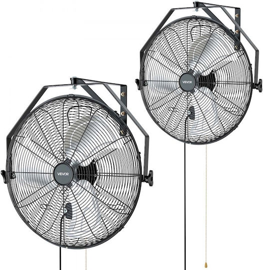 Vevor GYBGSFS20INCD4G0R001V2 Επαγγελματικός Ανεμιστήρας Επιτοίχιος 120W Διαμέτρου 50.5cm