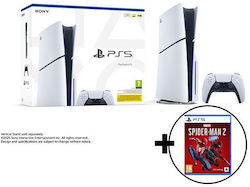 Sony PlayStation 5 Slim 1TB & Spiderman 2 Sony PlayStation 5 Slim 1TB & Spiderman 2