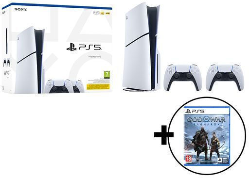 Sony PlayStation 5 Slim 1TB & Dualsense & God of War Ragnarok