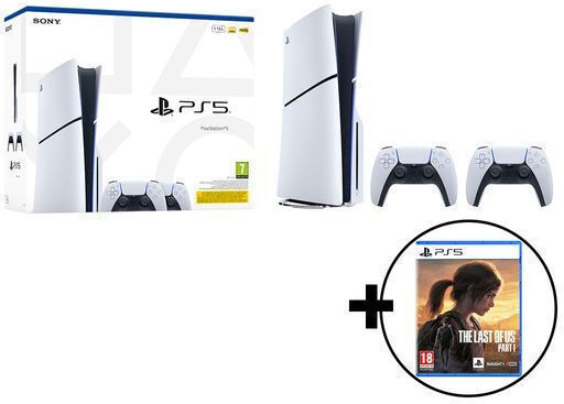 Sony PlayStation 5 Slim 1TB și Dualsense și The Last of Us