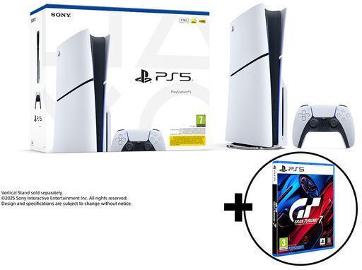 Sony PlayStation 5 Slim 1TB & Gran Turismo 7