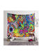 FRIPIA Tapiserie Decorativă Lucrată Manual Multicoloră Din Țesătură 150x130cm