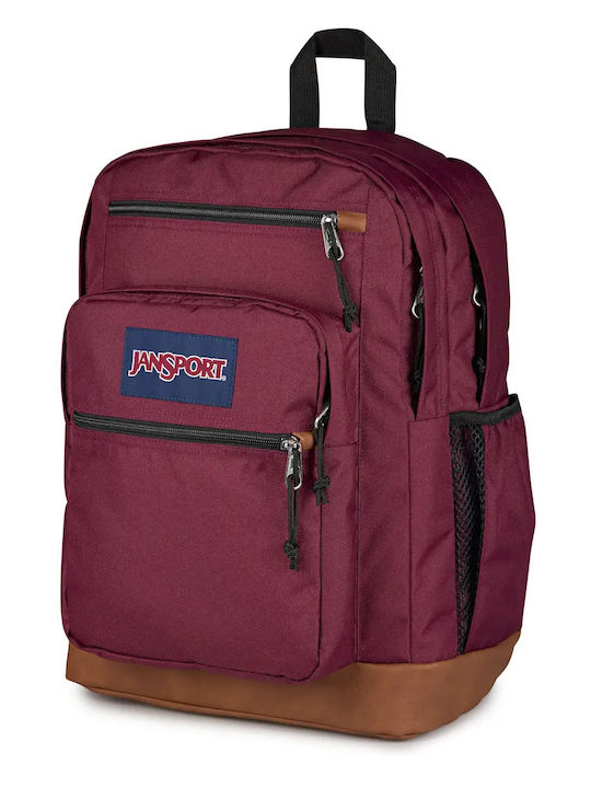 Jansport Student School Backpack Burgundy With Water Bottle Holder 34 Litre Jansport Student School Backpack Burgundy With Water Bottle Holder 34 Litre