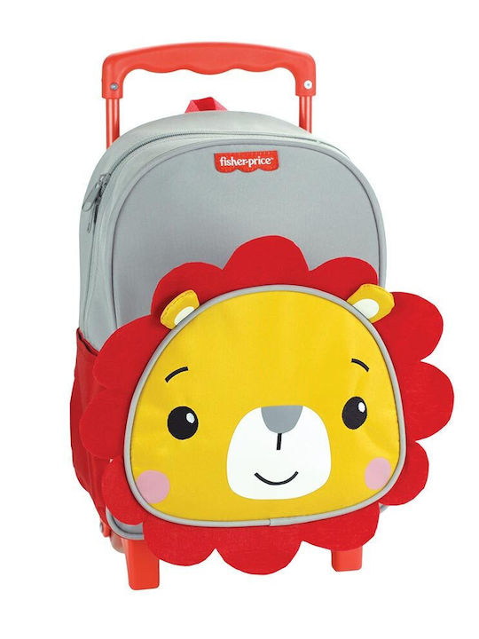 Fisher Price Σχολική Τσάντα Τρόλεϊ Νηπιαγωγείου με Θήκη για Παγούρι