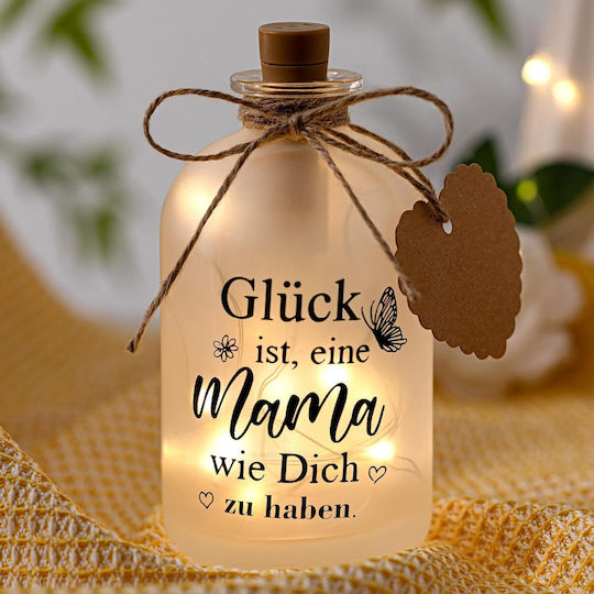 LED Dekorative Tischlampe Warmweiß Flasche