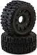 Pro-line Trencher 5.7 Pre-mounted Tires Raid Wheels Black 2pcs 24mm