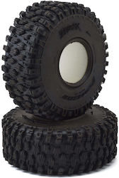 Pro-line Hyrax 2.2 Anvelope Pentru Vehicule RC De Crawler Pe Teren Stâncos Compus Predator 2 Bucăți