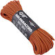 Atwood Rope Mfg Artani 550 Paracord 100 Ft Black With Neon Orange Diamonds