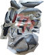 Costum Kit Piese De Motocicletă Din Plastic Sym Symphony St 50 125 200 E4 Gri Mat 22 Bucăți Tip Original Împreună Cu Far Fata Geam Contor Semnalizare