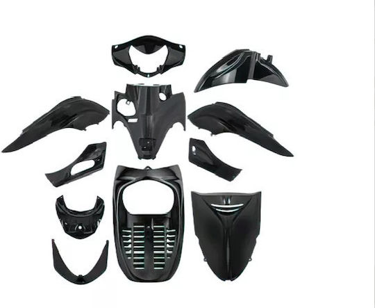 Κουστουμι Κιτ Πλαστικα Honda Sh 300 07-10 Μαυρο 11tem Τυπου Γνησιο