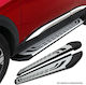 Side Steps Brackets Jeep Grand Cherokee 2011-2021 Jeep Grand Cherokee 2021 L1 Faba Silver-black 183cm 2 Pieces Aluminum