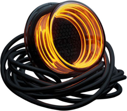 Neon Volume Light Strans Geo Dark 10-40v Orange