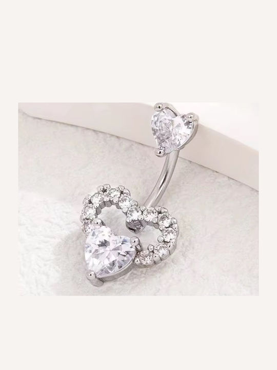 Amalfi Accessories Piercing de Buric din Oțel