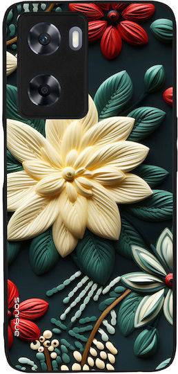 Sonique Case 3d Flower Series Oppo A57 4g Oppo A57s Green