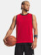 Hoops Athletic Blouse Red