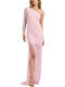 Rochie Maxi De Seară Roz