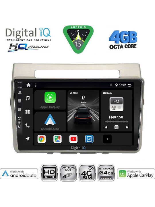 Digital IQ Car Audio System for Toyota Corolla Verso 2000-2004 Bluetooth USB WiFi GPS Apple CarPlay Android Auto with 9" Touch Screen